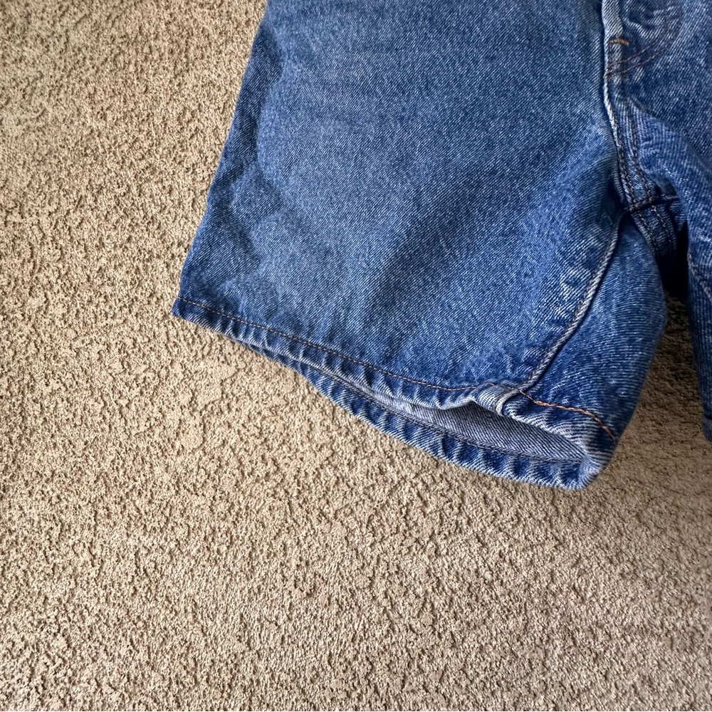Levi's 501 Classic Blue Jean Shorts Jorts - Picture 5 of 11